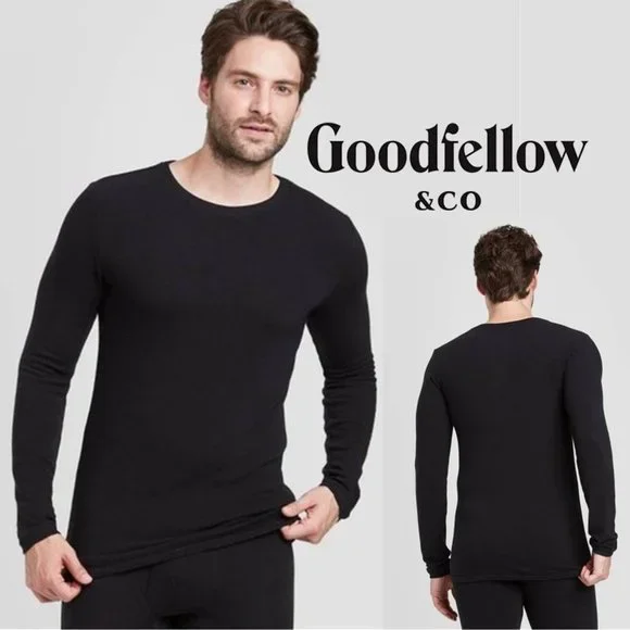 GOODFELLOW & CO Men's Tall Premium Long Sleeve Thermal Undershirt NEW IN BOX! - Picture 1 of 11
